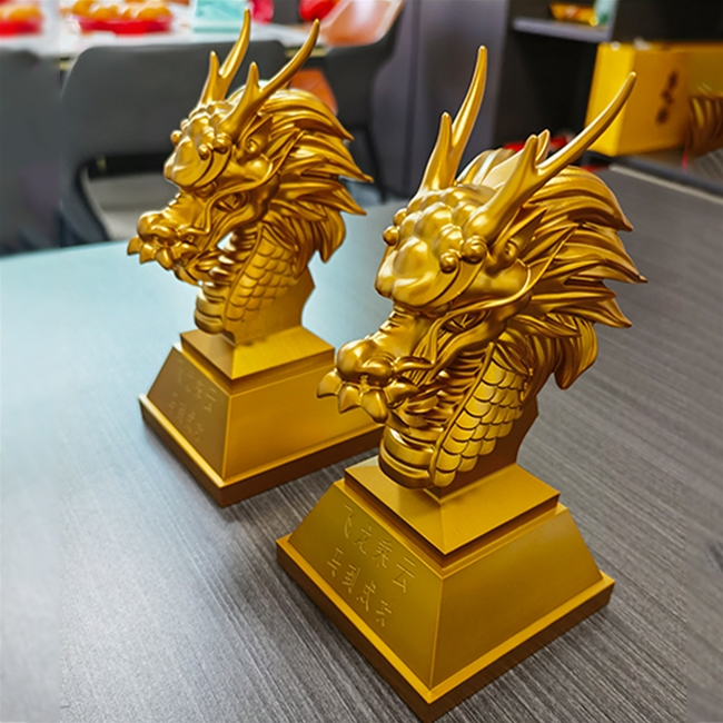 飛龍乘云，馬到成功鋁件